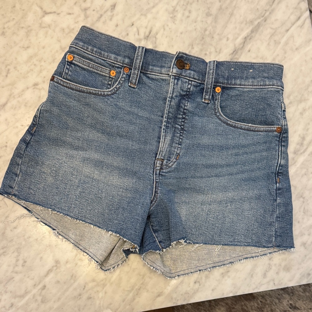 Classic High-Rise Denim Shorts madewell perfect Jean short